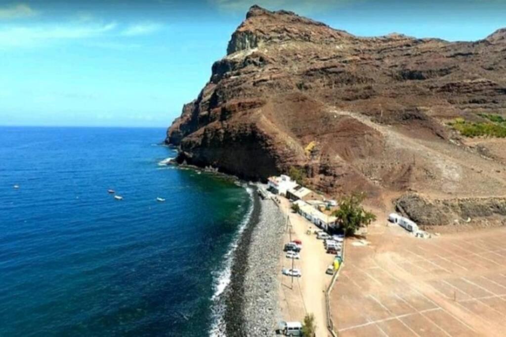 Casa Costera Playa De Tasarte Villa San Nicolás Eksteriør billede